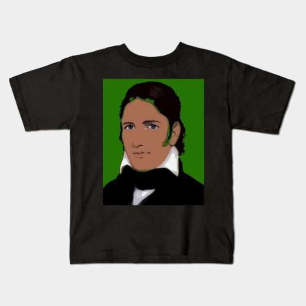 davy crockett Kids T-Shirt by oryan80